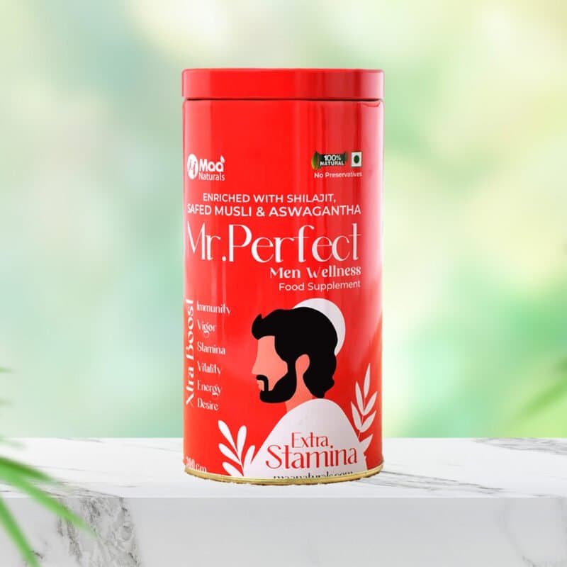 Mr. Perfect Ayurvedic Herbal Powder for Men's Stamina, Energy, and Timing