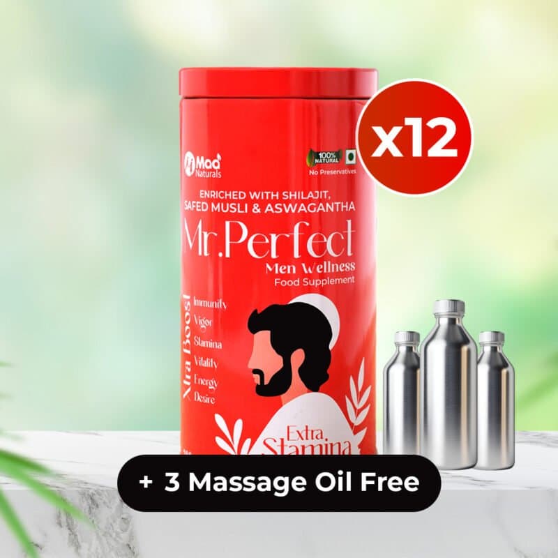 Mr. Perfect Ayurvedic Herbal Powder for Men's Stamina, Energy, and Timing