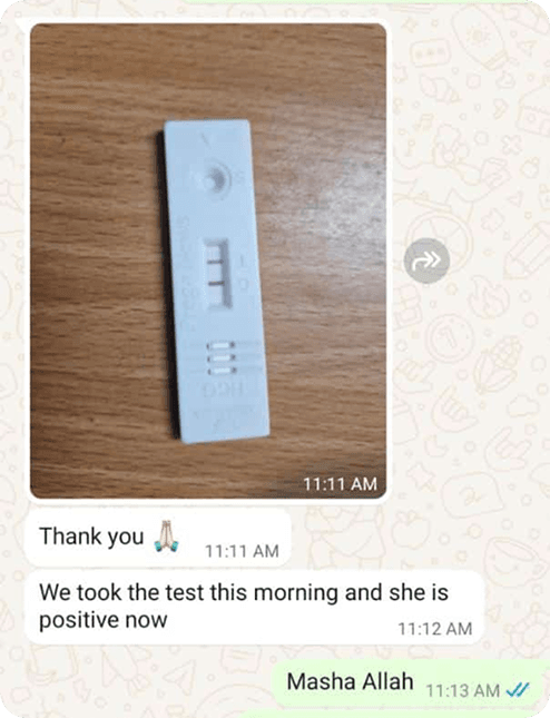 Customer WhatsApp conversation screenshot 5